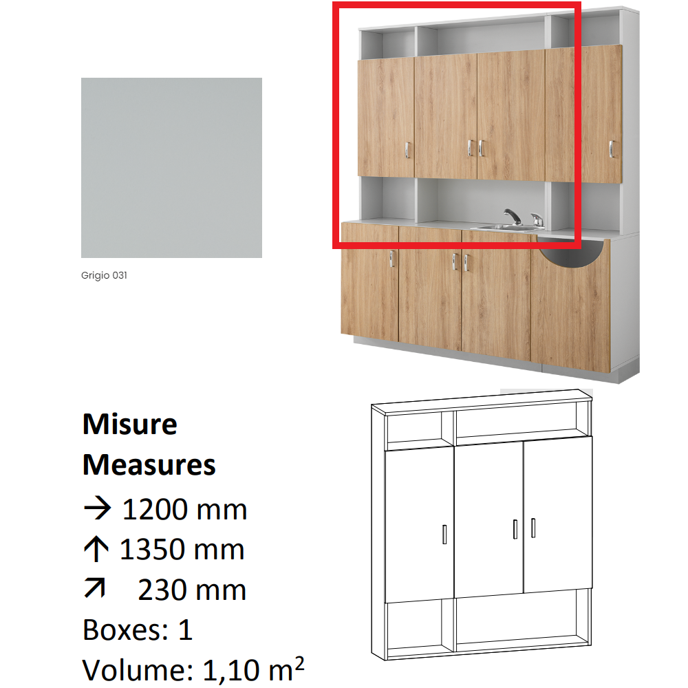 AGV DIFFUSION 436850 PAK PENSILE 9 GREY 031