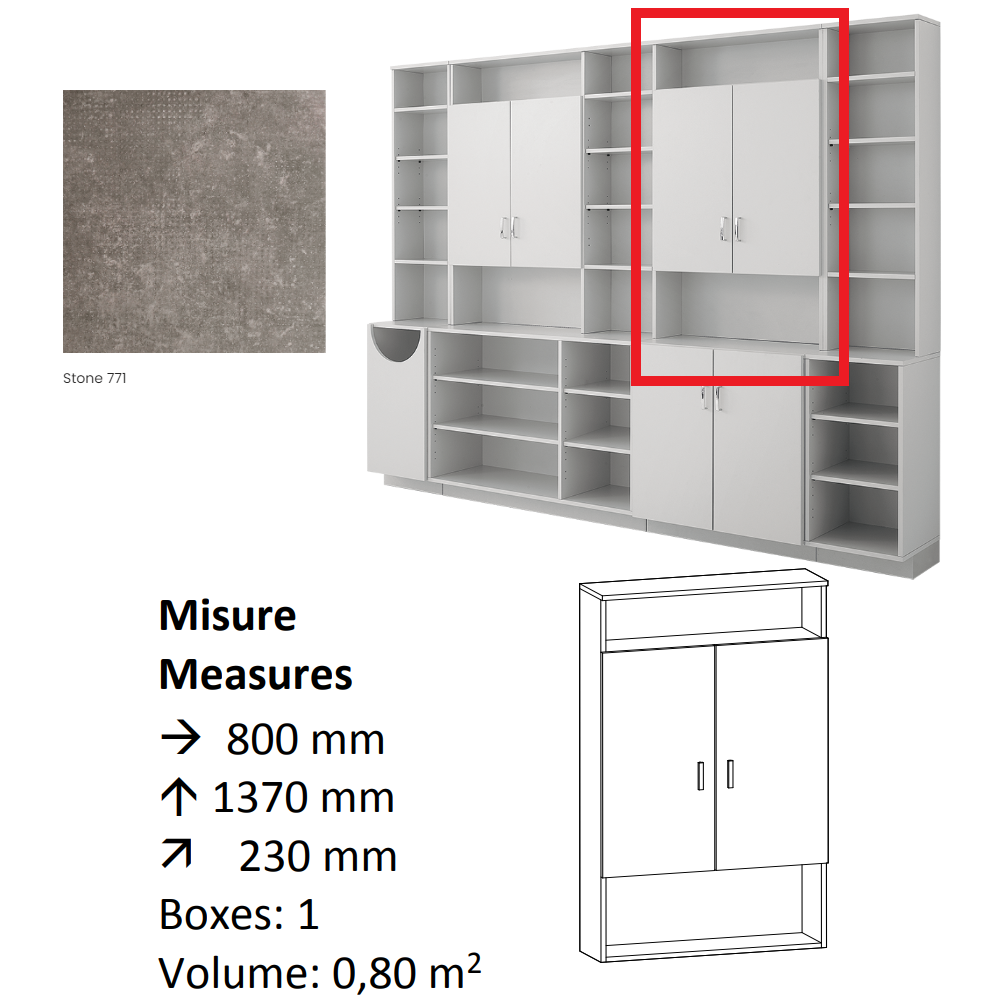 AGV DIFFUSION 437087 PAK PENSILE 11 STONE 771