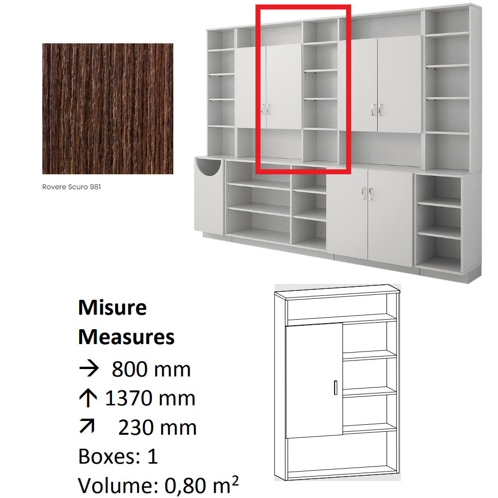 AGV DIFFUSION 437149 PAK PENSILE 12 ROVERE 981