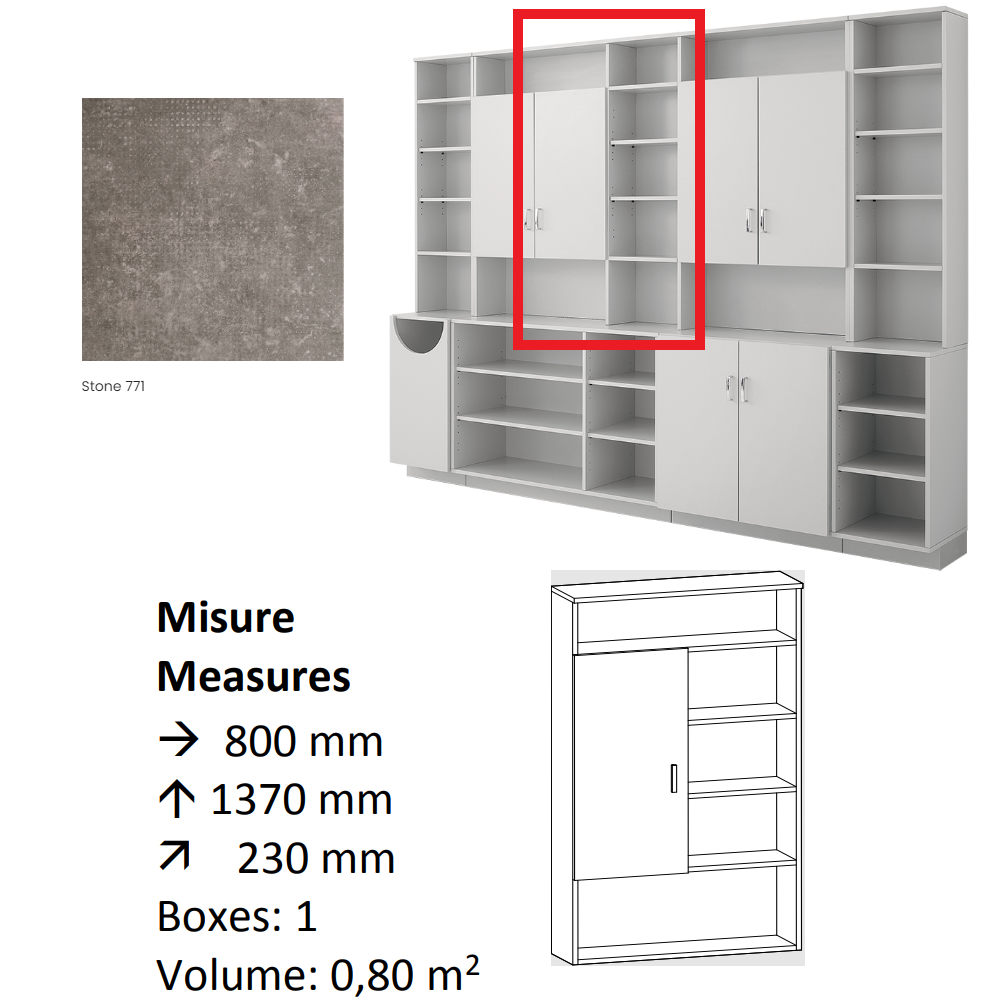 AGV DIFFUSION 437187 PAK PENSILE 12 STONE 771