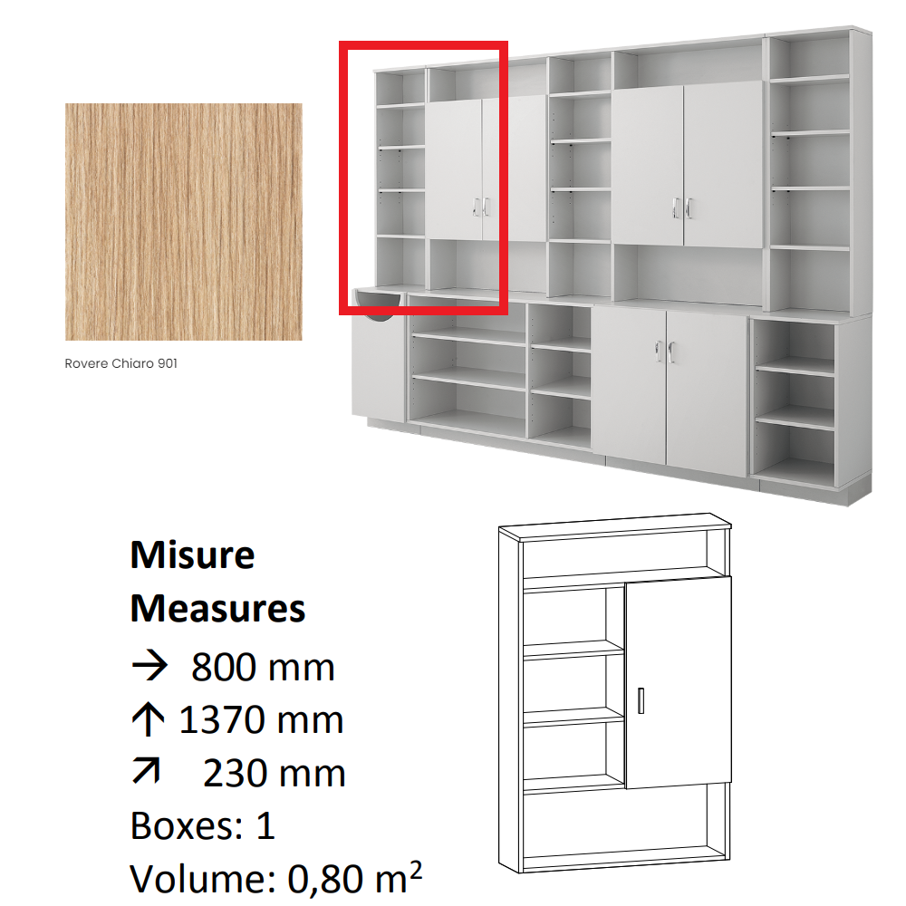 AGV DIFFUSION 437248 PAK PENSILE 13 ROVERE 901