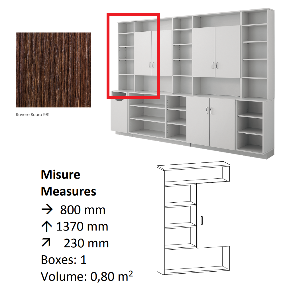 AGV DIFFUSION 437249 PAK PENSILE 13 ROVERE 981