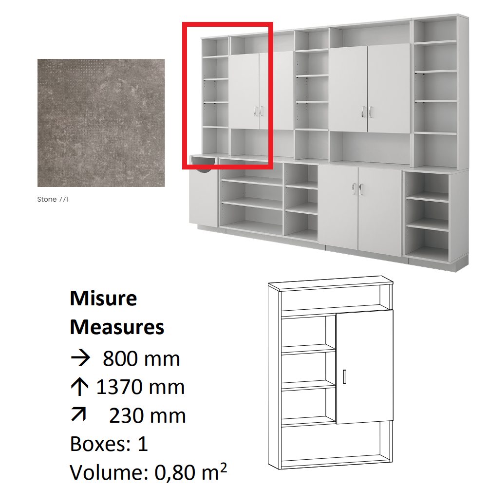 AGV DIFFUSION 437287 PAK PENSILE 13 STONE 771