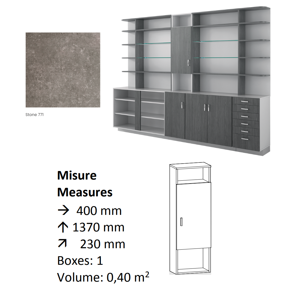 AGV DIFFUSION 437387 PAK PENSILE 14 STONE 771