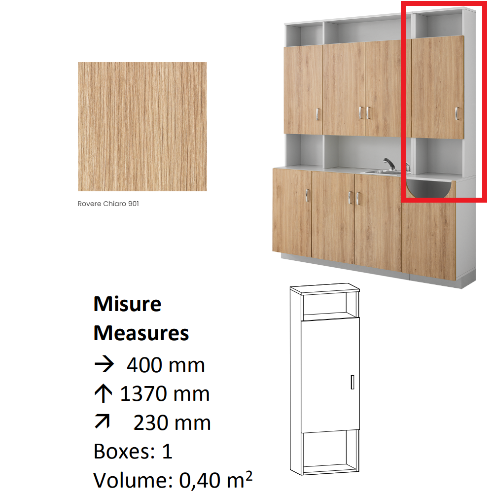 AGV DIFFUSION 435948 PAK PENSILE 16 ROVERE 901
