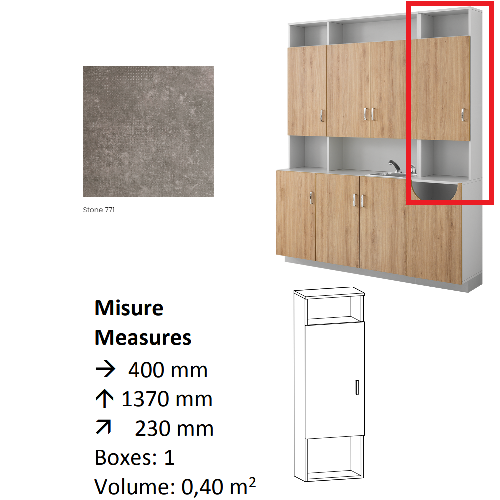 AGV DIFFUSION 435987 PAK PENSILE 16 STONE 771