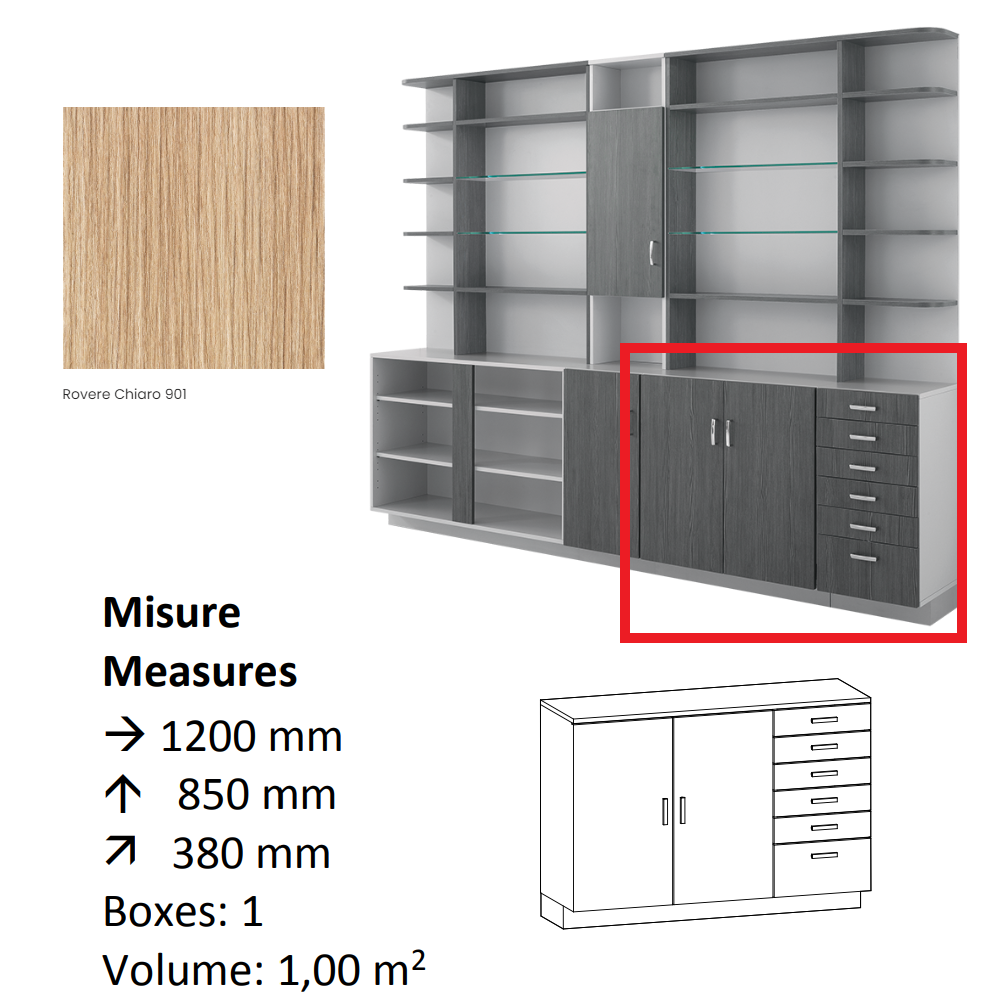 AGV DIFFUSION 430548 PAK BASSO 5 ROVERE 901