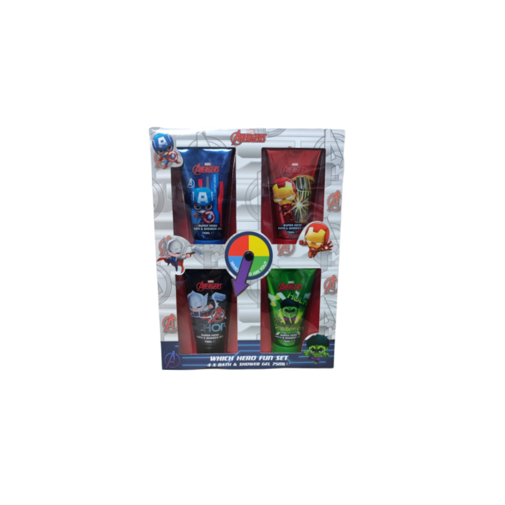 MARVEL AVENGERS CONF. BAGNO DOCCIA GEL 75ML X 4 MC4943