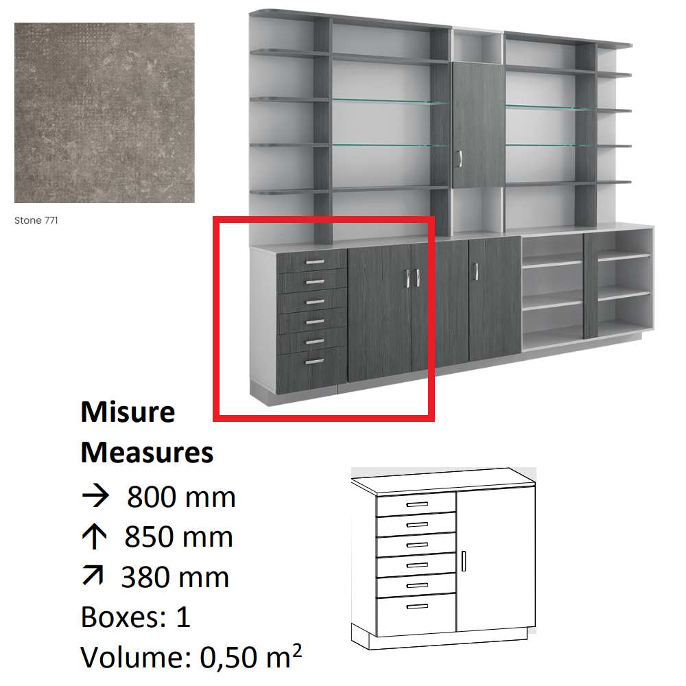 AGV DIFFUSION 432287 PAK BASSO 22 STONE 771