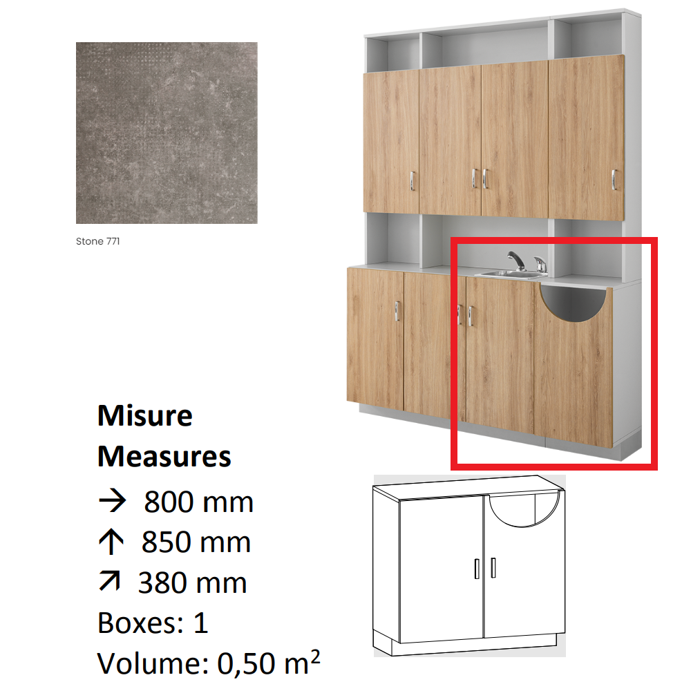 AGV DIFFUSION 432687 PAK BASSO 26 STONE 771