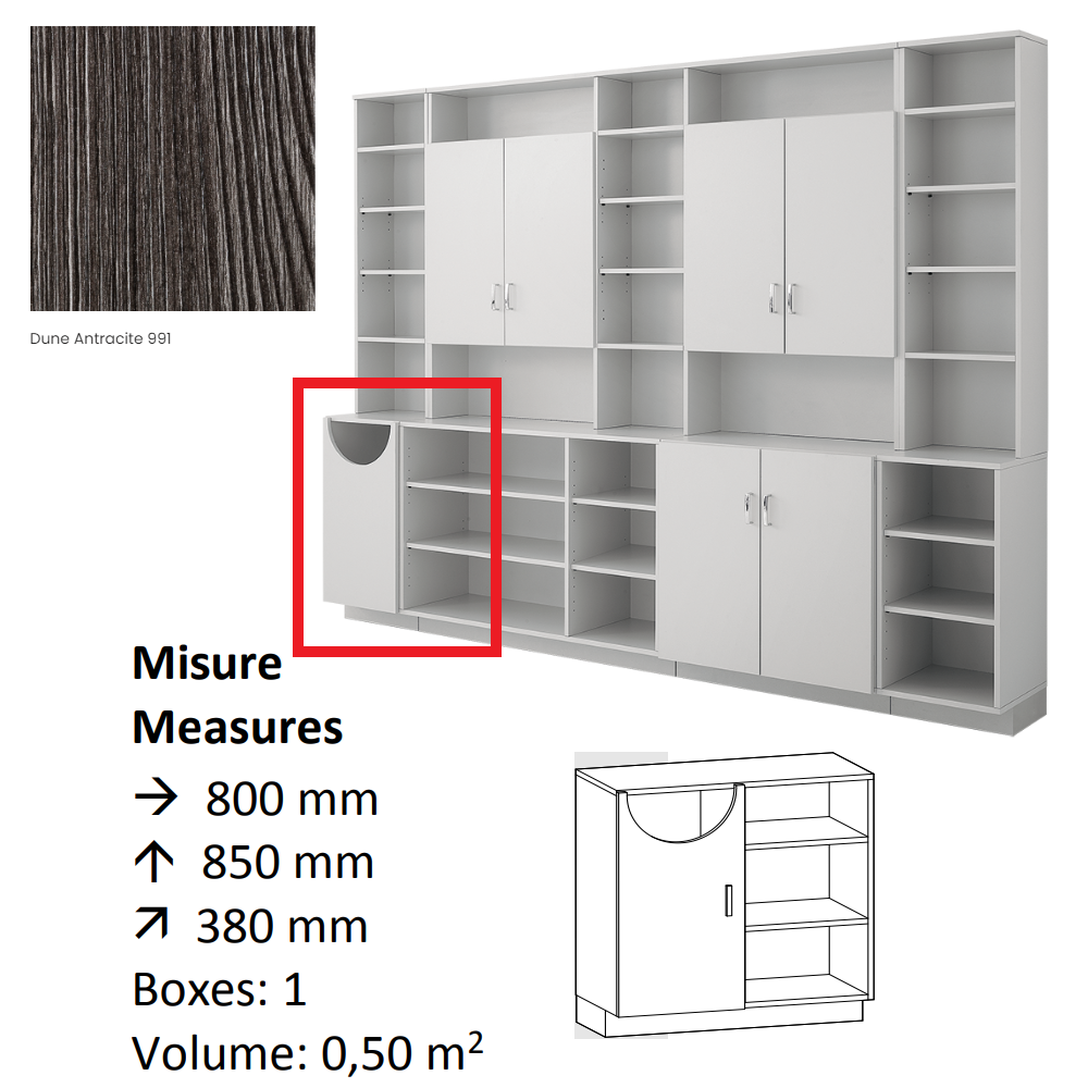AGV DIFFUSION 432746 PAK BASSO 27 ANTRACITE 991