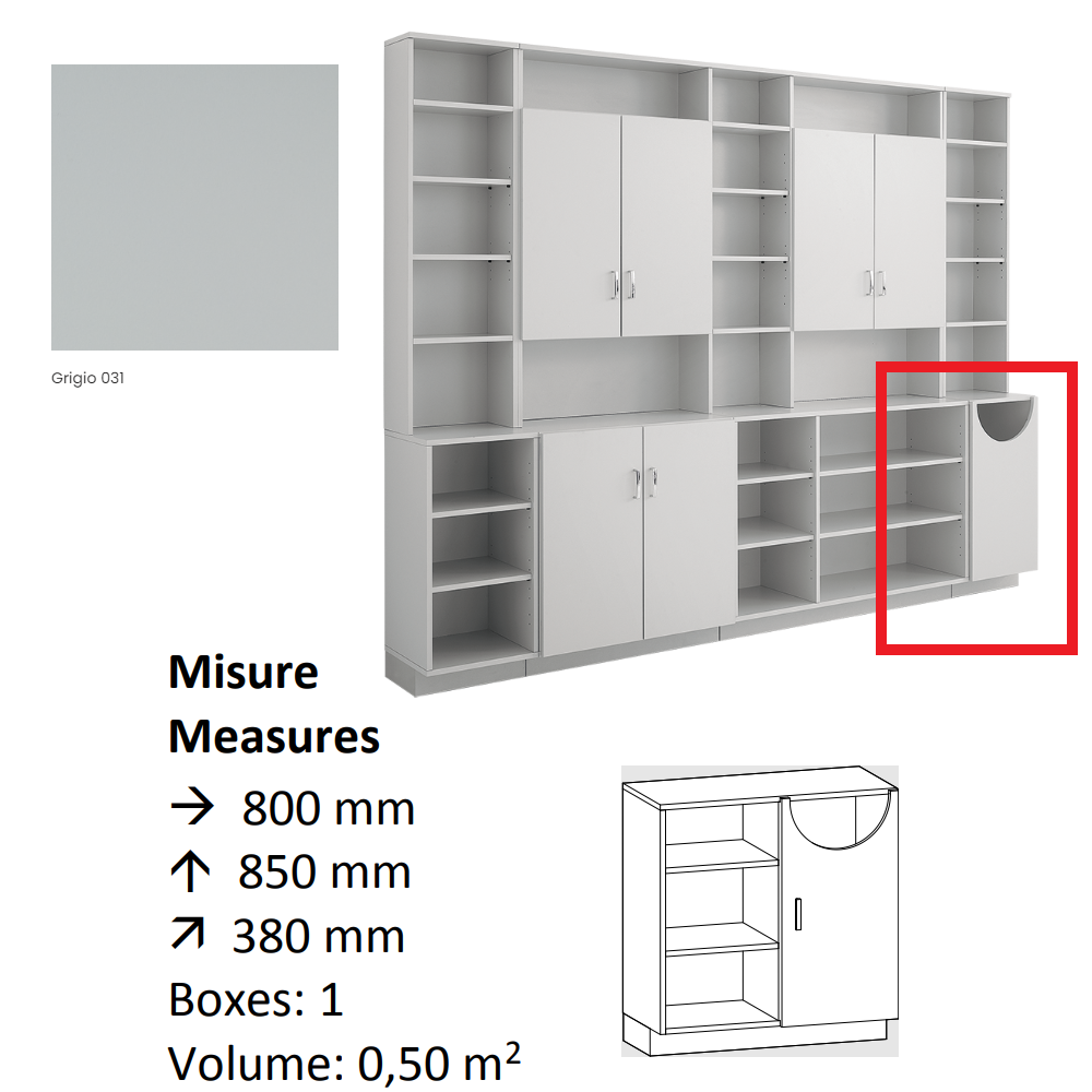 AGV DIFFUSION 432850 PAK BASSO 28 GREY 031