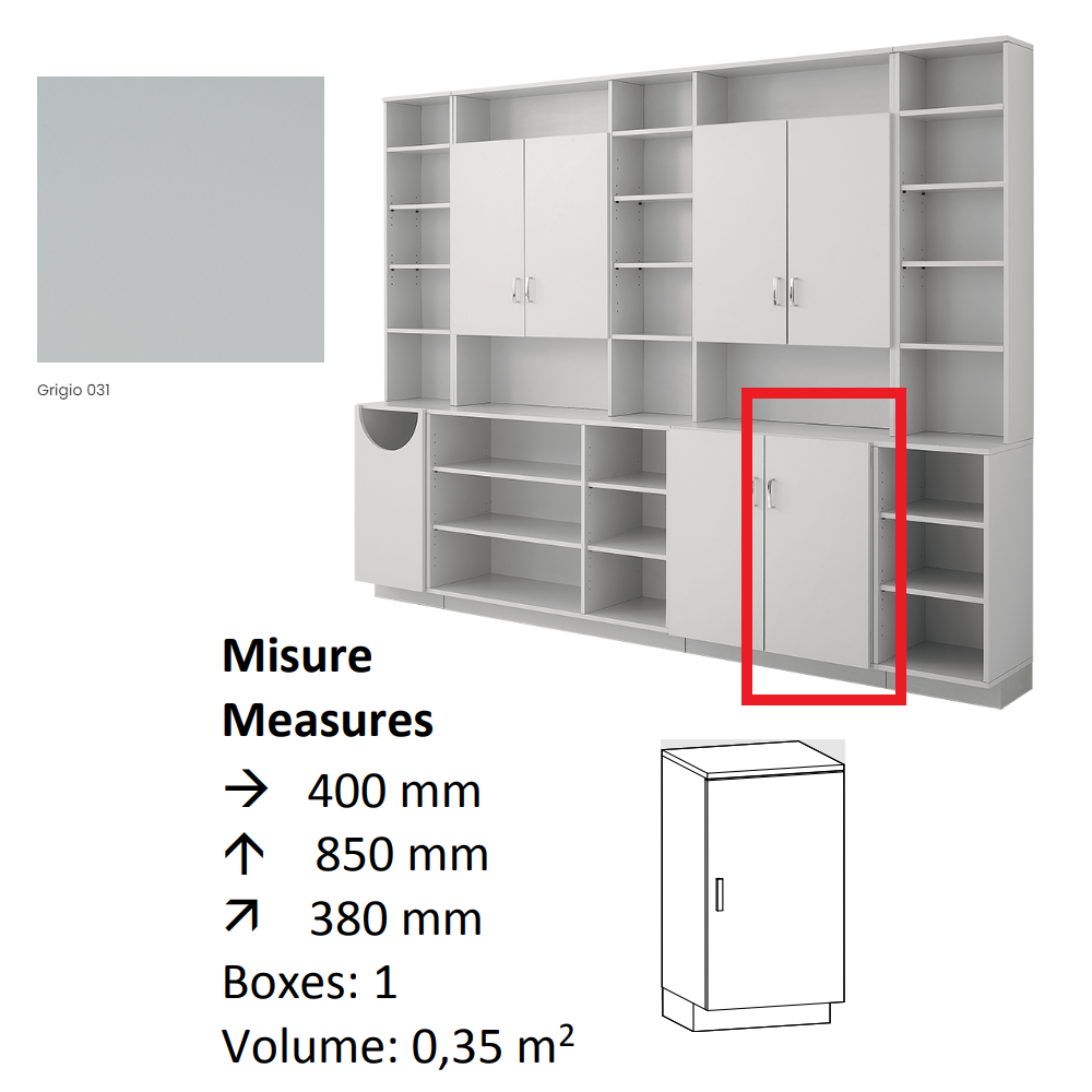 AGV DIFFUSION 432950 PAK BASSO 29 GREY 031