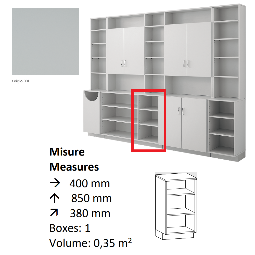 AGV DIFFUSION 433000 PAK BASSO 30 GREY 031