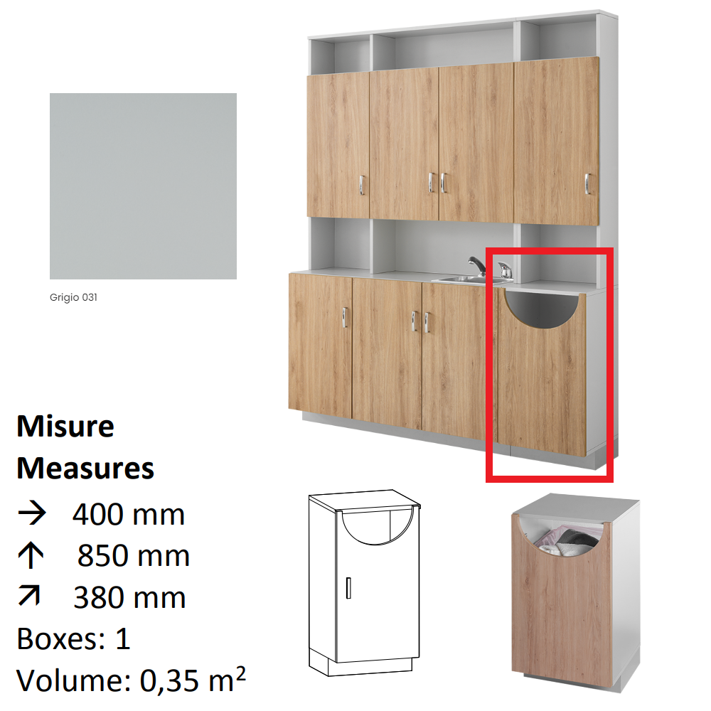 AGV DIFFUSION 433150 PAK BASSO 31 GREY 031