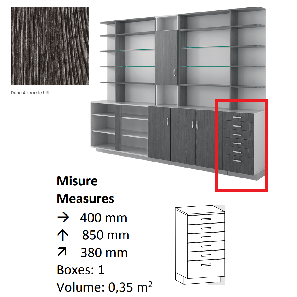 AGV DIFFUSION 433246 PAK BASSO 32 ANTRACITE 991
