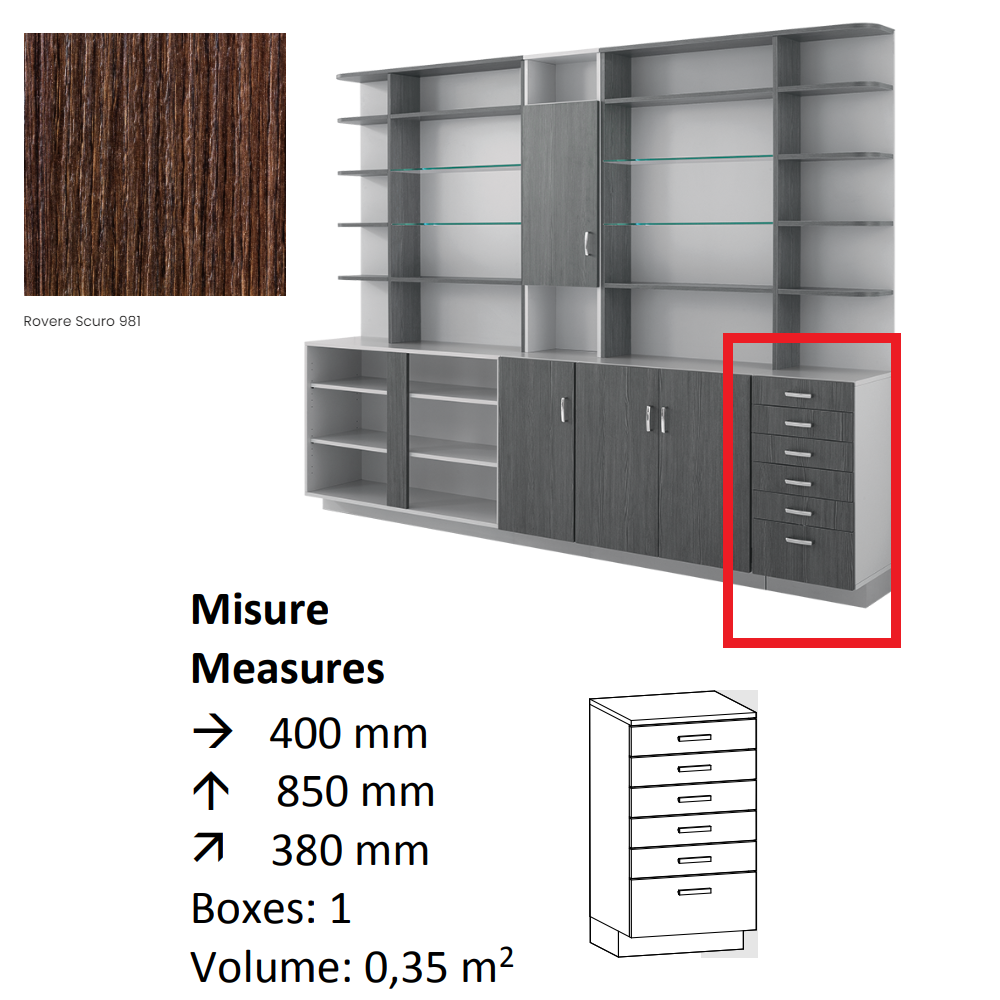 AGV DIFFUSION 433249 PAK BASSO 32 ROVERE 981