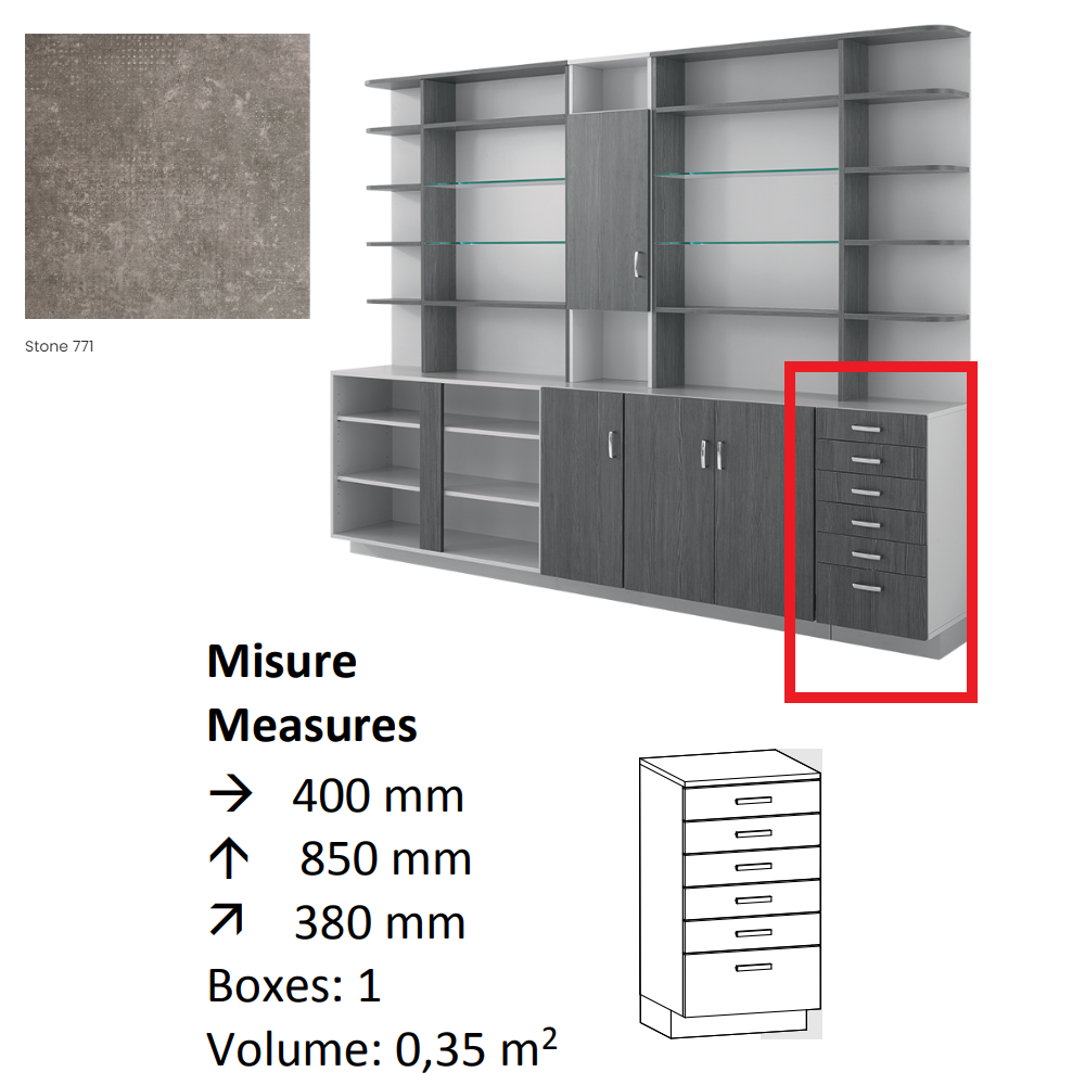 AGV DIFFUSION 433287 PAK BASSO 32 STONE 771