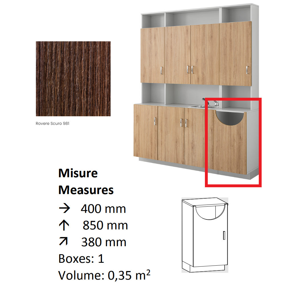 AGV DIFFUSION 433649 PAK BASSO 36 ROVERE 981