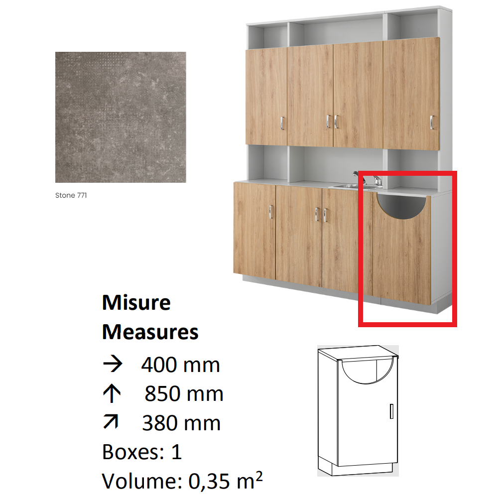 AGV DIFFUSION 433687 PAK BASSO 36 STONE 771