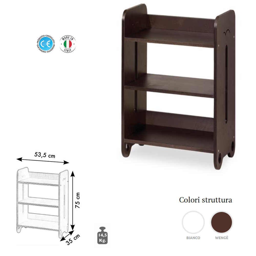 ELETTRO BEAUTY SCAFFALE IN LEGNO VALE PLUS CA.315