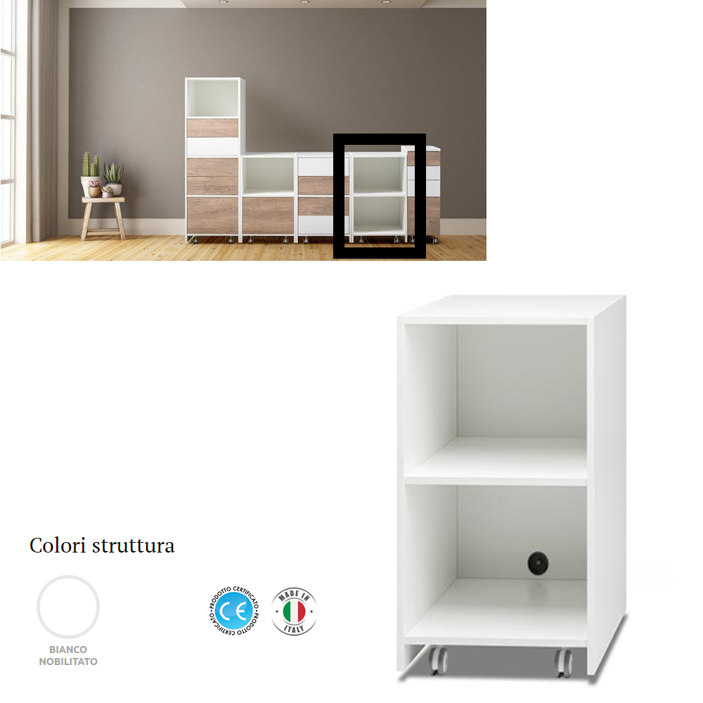 ELETTRO BEAUTY CASSETTIERA IN LEGNO MADDY CO.600