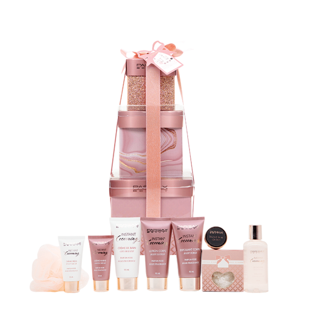 PARISAX BEAUTY TOWER CONF. GEL DOCCIA 105ML+CREMA CORPO 95ML+CREMA BAGNO 95ML+ ESFOLIANTE 95ML+CREMA BAGNO 30ML 059140