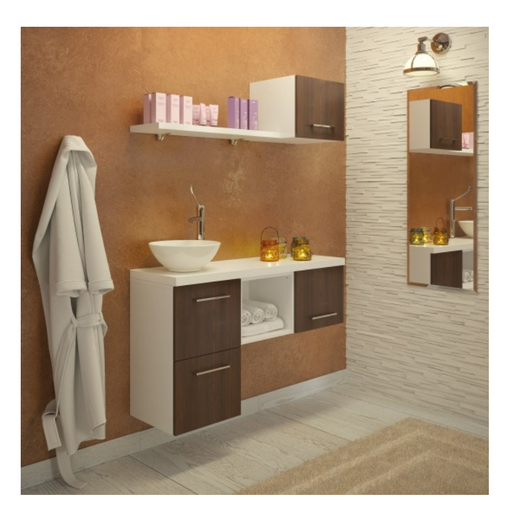 MUSTER 4816C FEDERICA COMPOSIZIONE MOBILE DI SERVIZIO CON LAVELLO