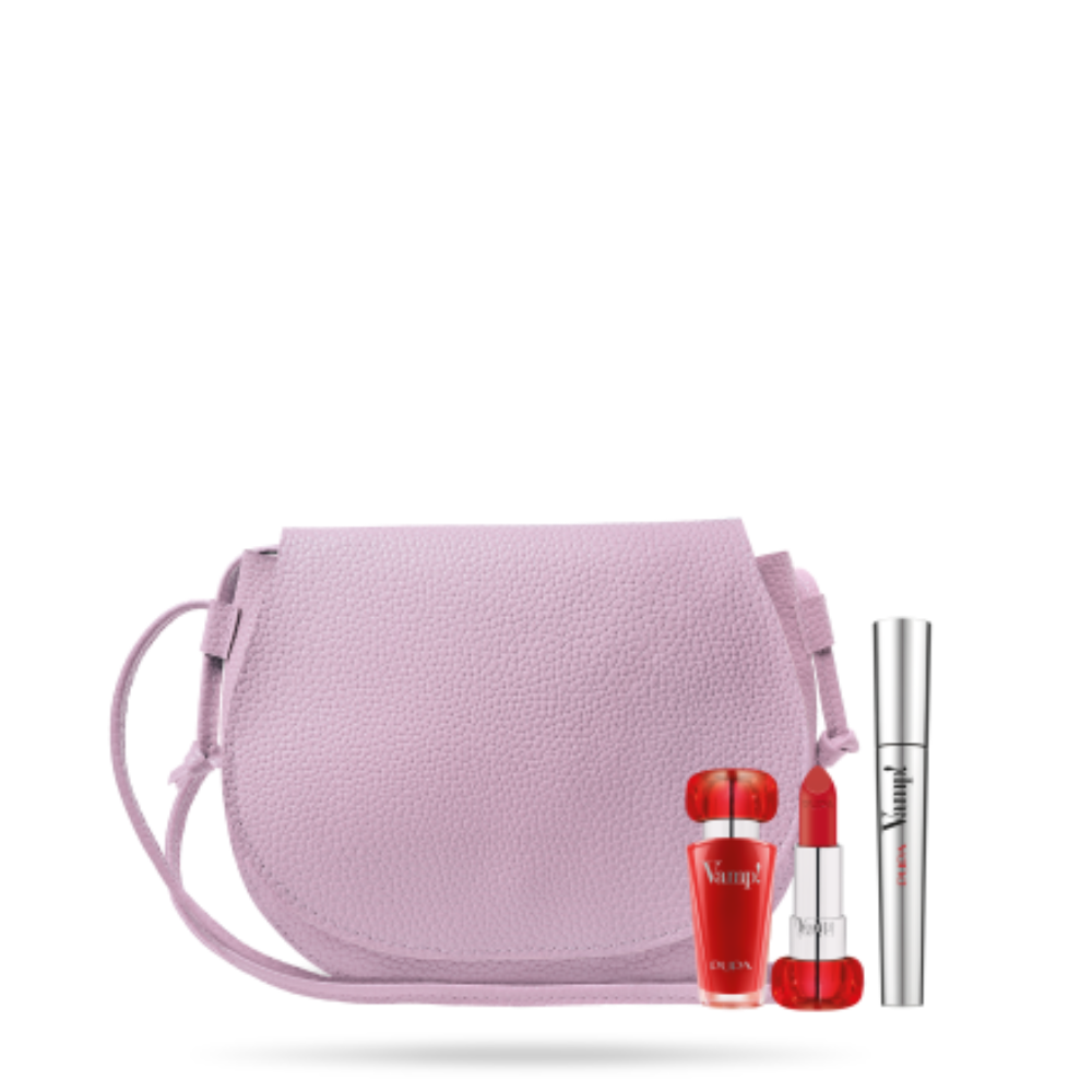 -PUPA CONF. POSTINA BAG+MASCARA VAMP+ROSSETTO WAMP