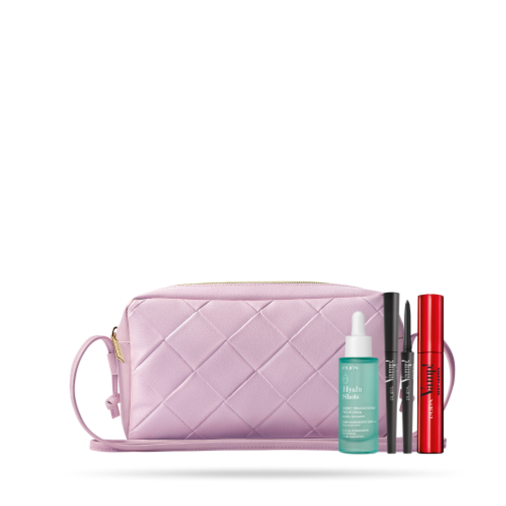 -PUPA CONF. CROSSBODY BAG+MASCARA VAMP SEXY LASHES+MATITA OCCHI 2IN1+SIERO IDRATAZONE 30ML