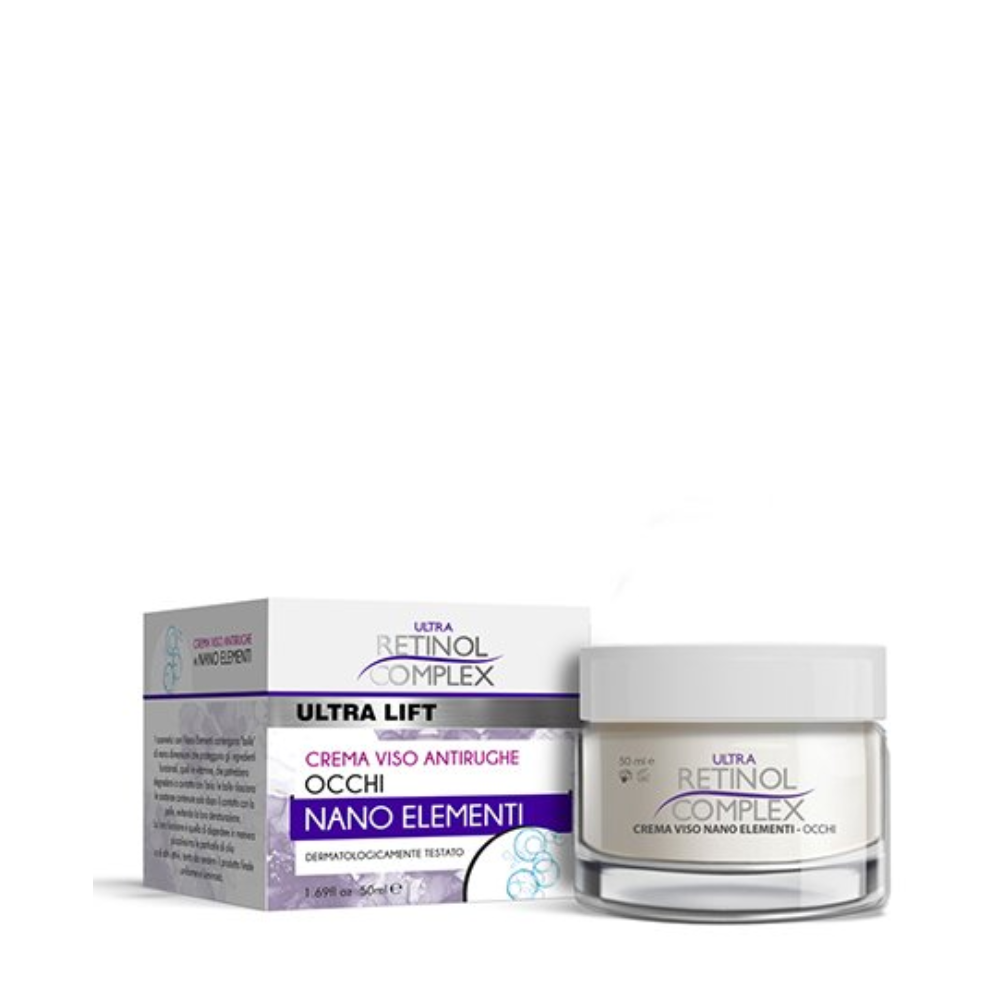 RETINOL COMPLEX CREMA VISO ANTIRUGHE OCCHI NANO ELEMENTI 50ML 106