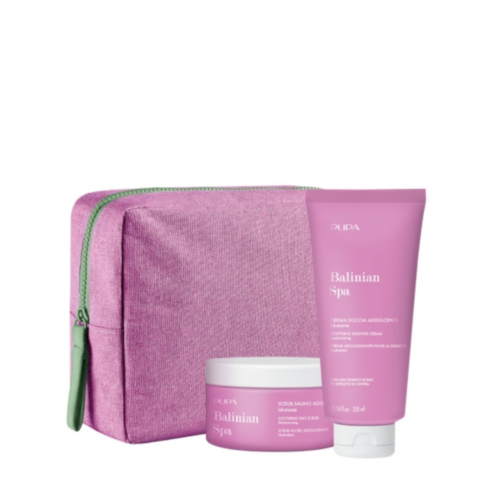 -PUPA BALINIAN SPA CONF.POCHETTE+SCRUB 350GR+GEL DOCCIA 300ML