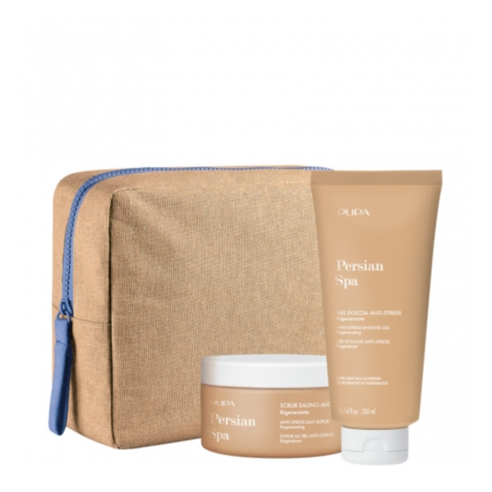 -PUPA PERSIAN SPA CONF.POCHETTE+SCRUB 350GR+GEL DOCCIA 300ML