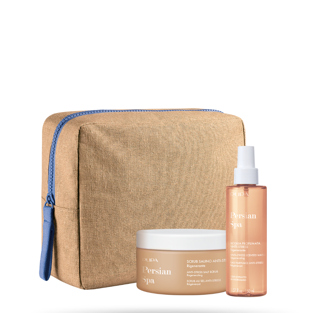 -PUPA PERSIAN SPA CONF.POCHETTE+SCRUB 350GR+ACQUA PROFUMATA 150ML