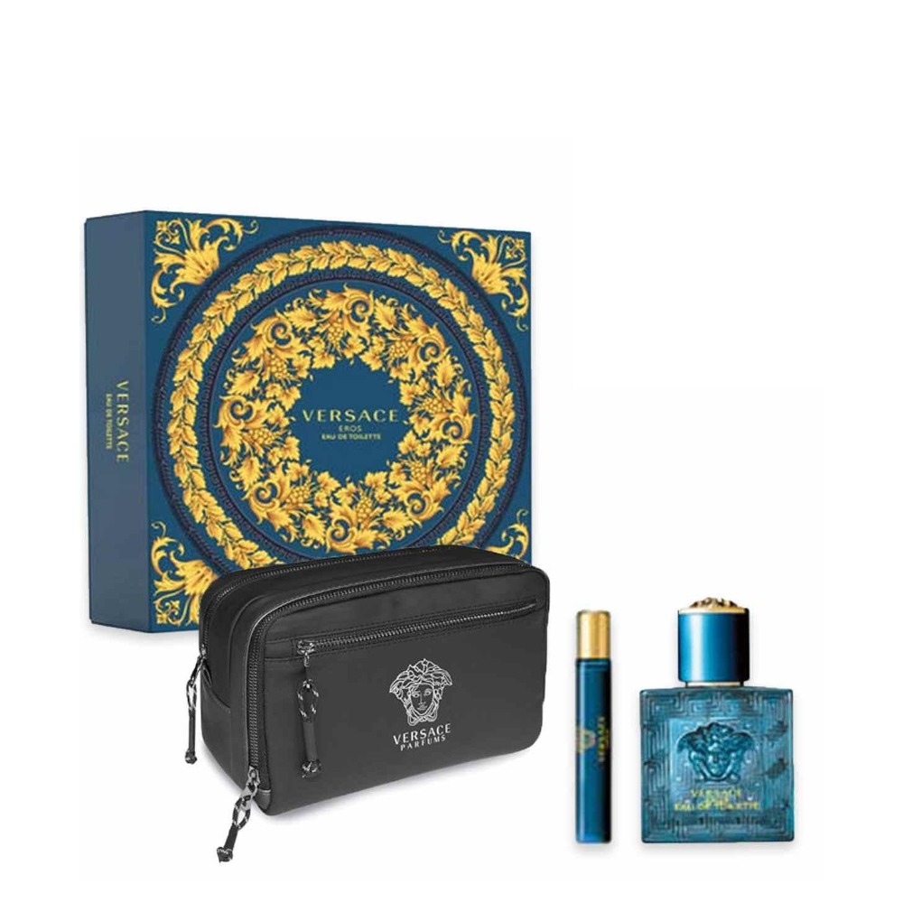 VERSACE EROS UOMO CONF. EDT 100ML+EDT10ML+TROUSSE 7400693