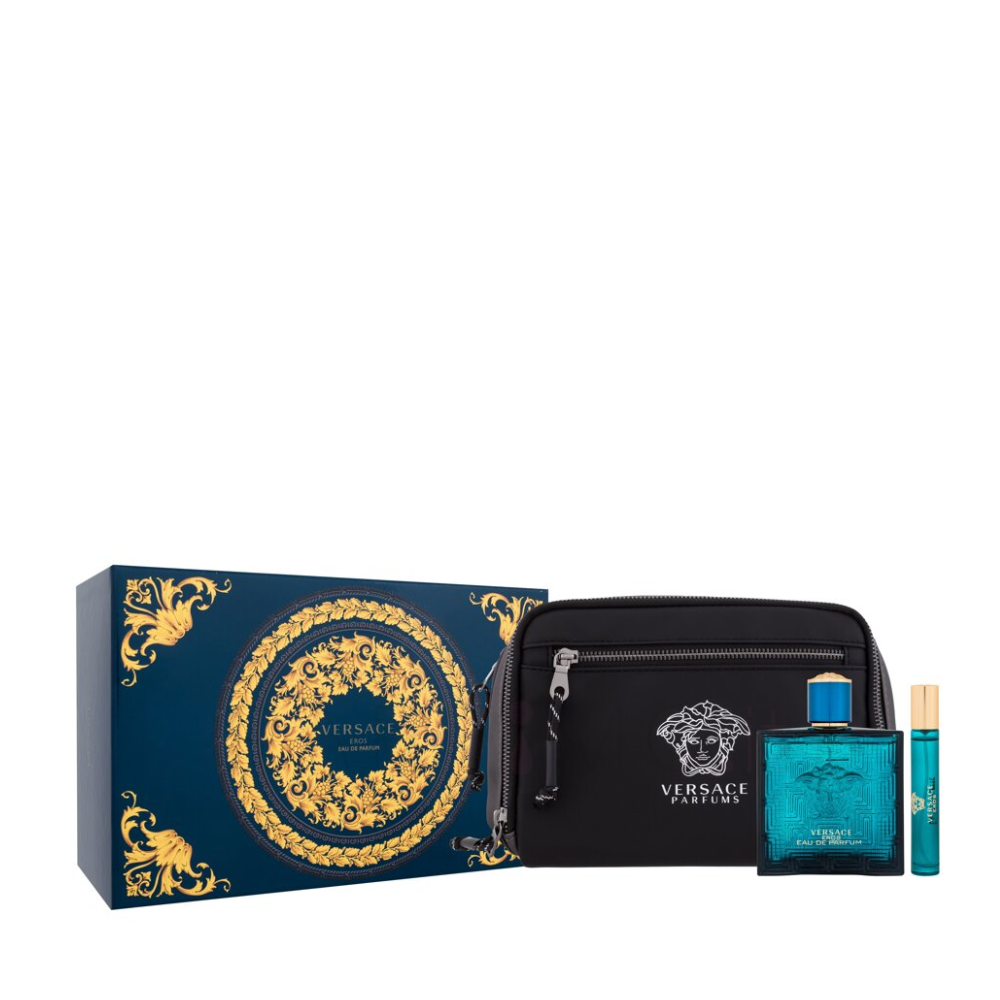 VERSACE EROS UOMO CONF. EDP 100ML+EDP10ML+TROUSSE 7401693