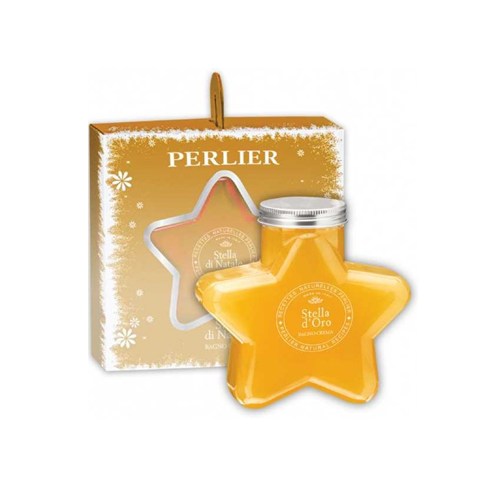 PERLIER STELLA DI NATALE BAGNO CREMA ORO 470ML PER89616
