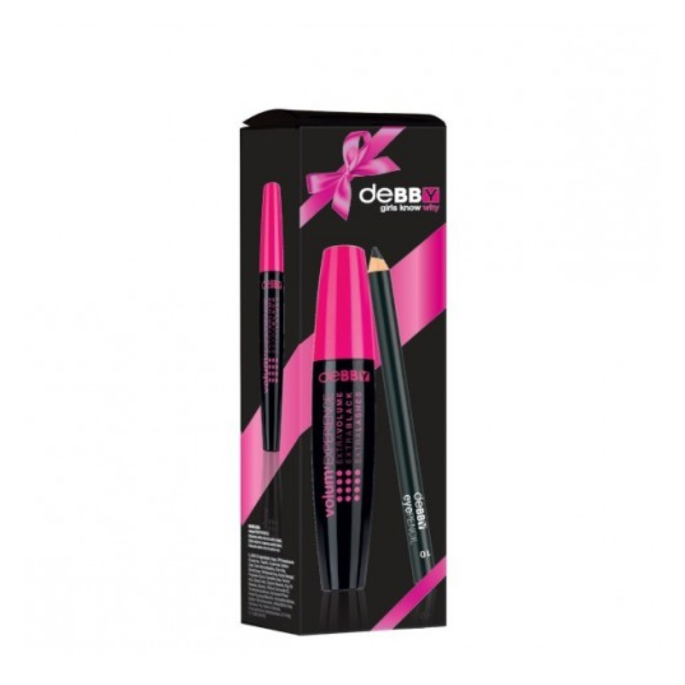 DEBBY GIRLS KNOW WHY CONF. MASCARA VOLUME EXTRA+MATITA OCCHI MYV007322