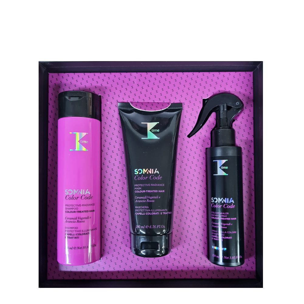 K-TIME SOMNIA COLOR CODE CONF. SHAMPOO 300ML+MASCHERA 200ML+SPRAY 150ML