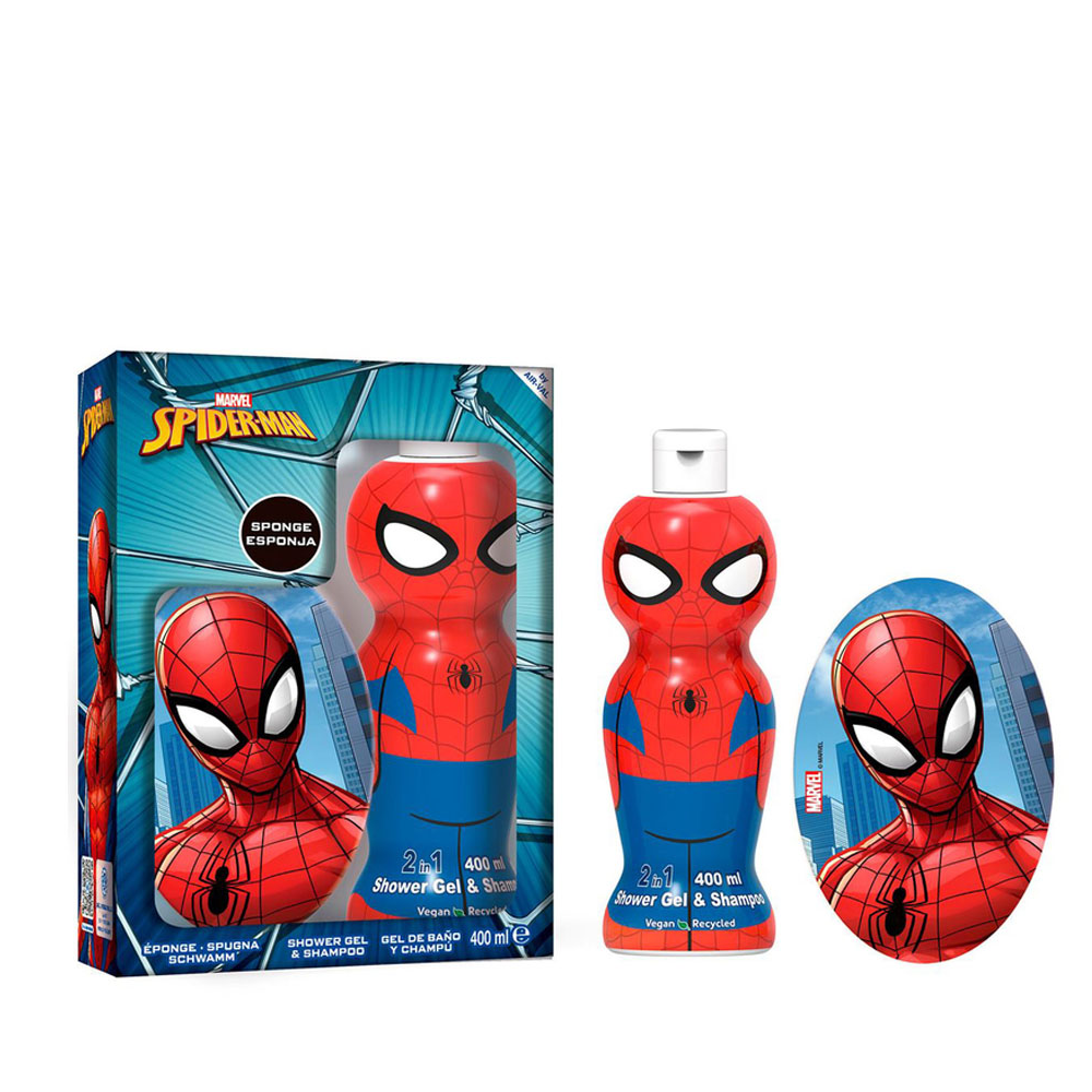 MARVEL SPIDERMAN CONF. SPUGNA + DOCCIA SHAMPOO 400ML 009738