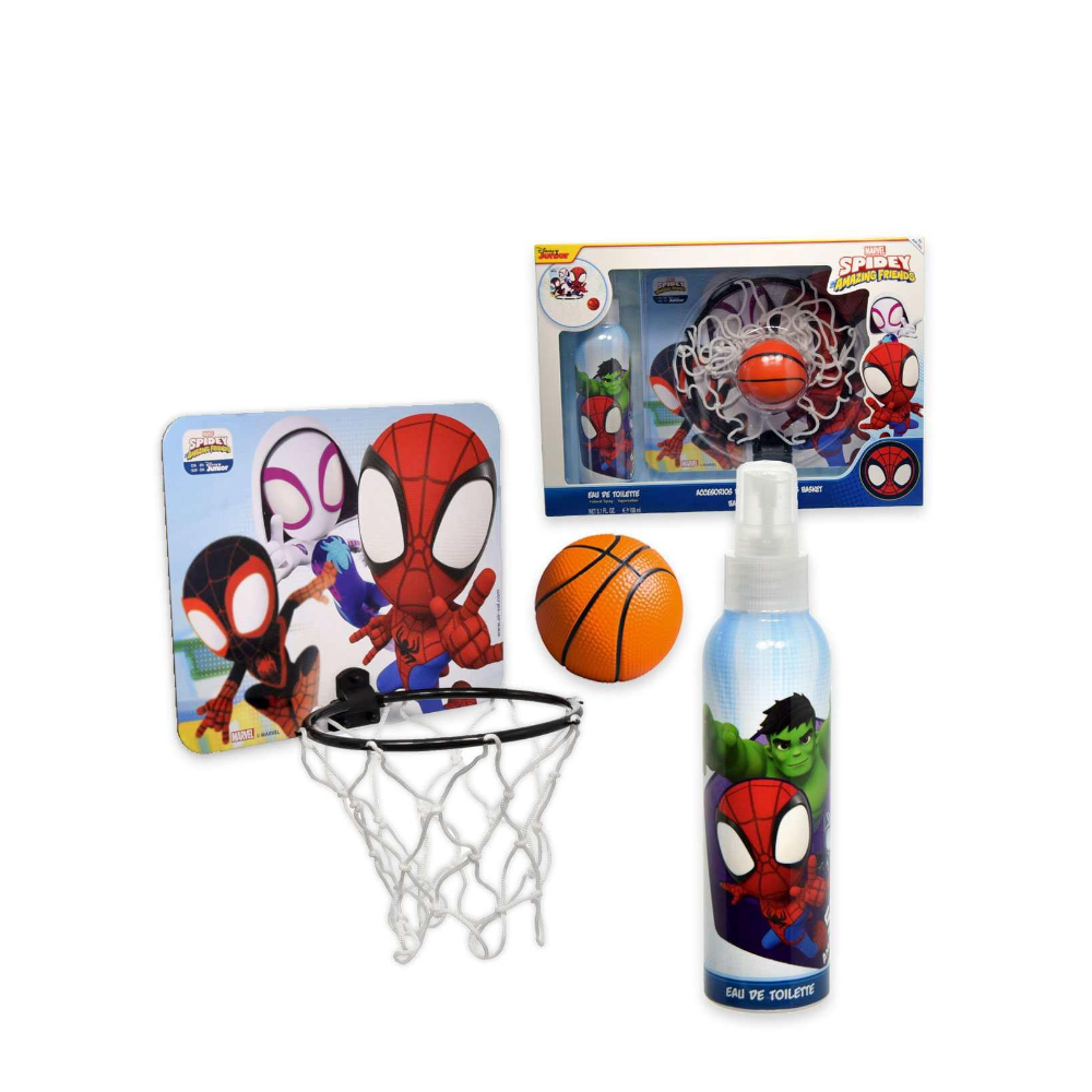 MARVEL SPIDERMAN CONF. EDT 150ML+CESTO E PALLA BASKET 009742