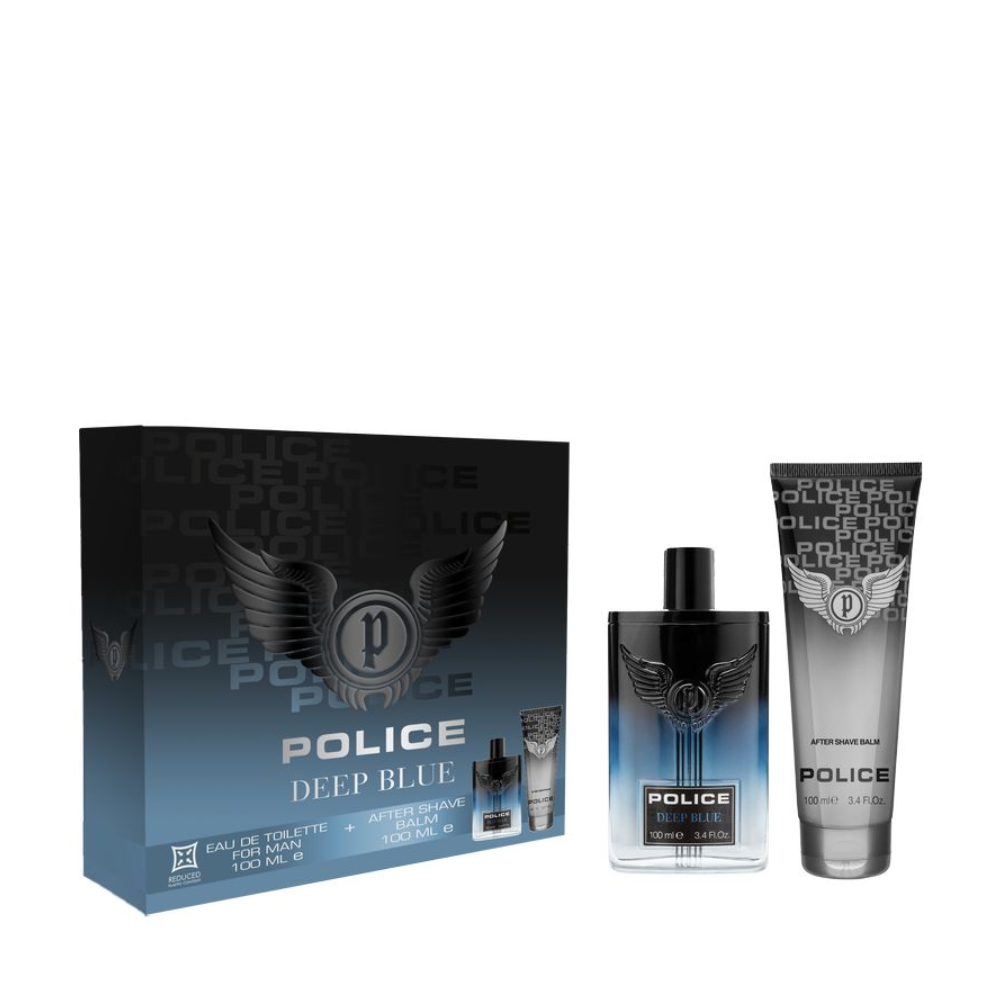 POLICE DEEP BLUE UOMO CONF. EDT 100ML+ AFTER SHAVE 100ML 229649