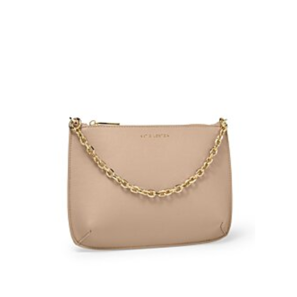 KATIE LOXTON ASTRID CHAIN CLUTCH SOFT TAN KLB2569