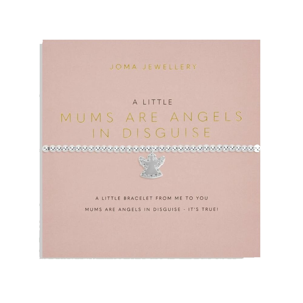 JOMA JEWELLERY BRACCIALE MOTHERS DAY A LITTLE MUMS ARE ANGELS IN DISGUISE 5494