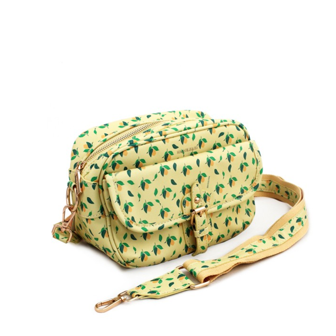 NAJOLEARI BORSA TRACOLLA PATTA PICCOLA 60701 LEMON GL