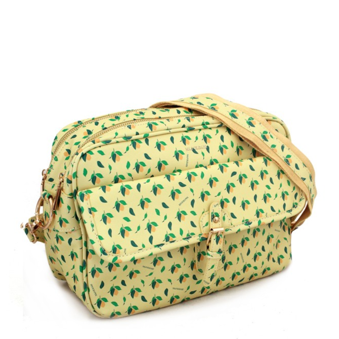 NAJOLEARI BORSA TRACOLLA DOPPIO SCOMPARTO 60702 LEMON GL