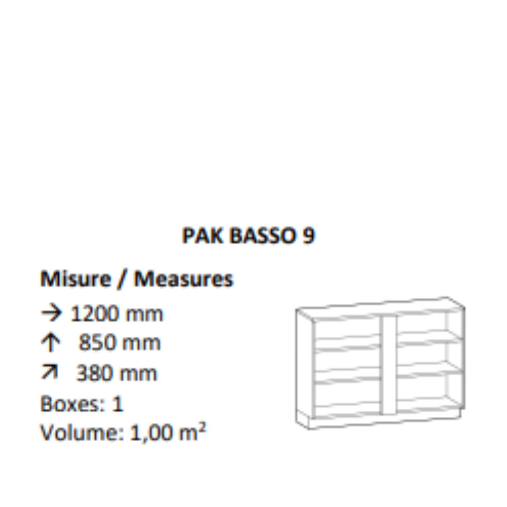 AGV DIFFUSION 430988 PAK BASSO 9 ROVERE SBIANCATO 661