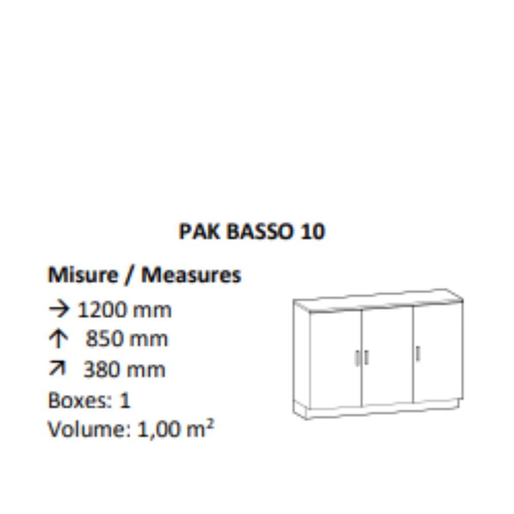 AGV DIFFUSION 431088 PAK BASSO 10 ROVERE SBIANCANTE 661