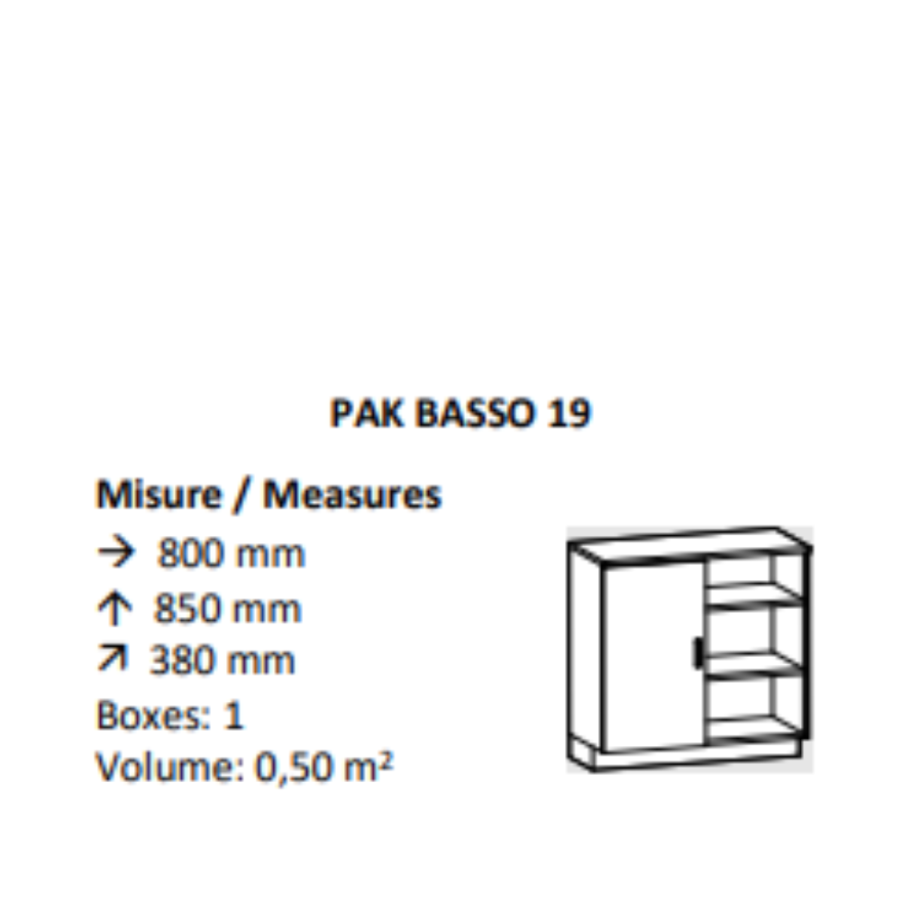 AGV DIFFUSION 431988 PAK BASSO 19 ROVERE SBIANCATO 661