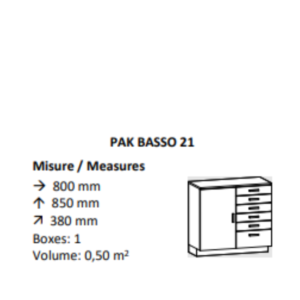 AGV DIFFUSION 432188 PAK BASSO 21 ROVERE SBIANCANTO 661